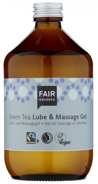 Лубрикант и масажен гел Fair Squared Green Tea 500мл